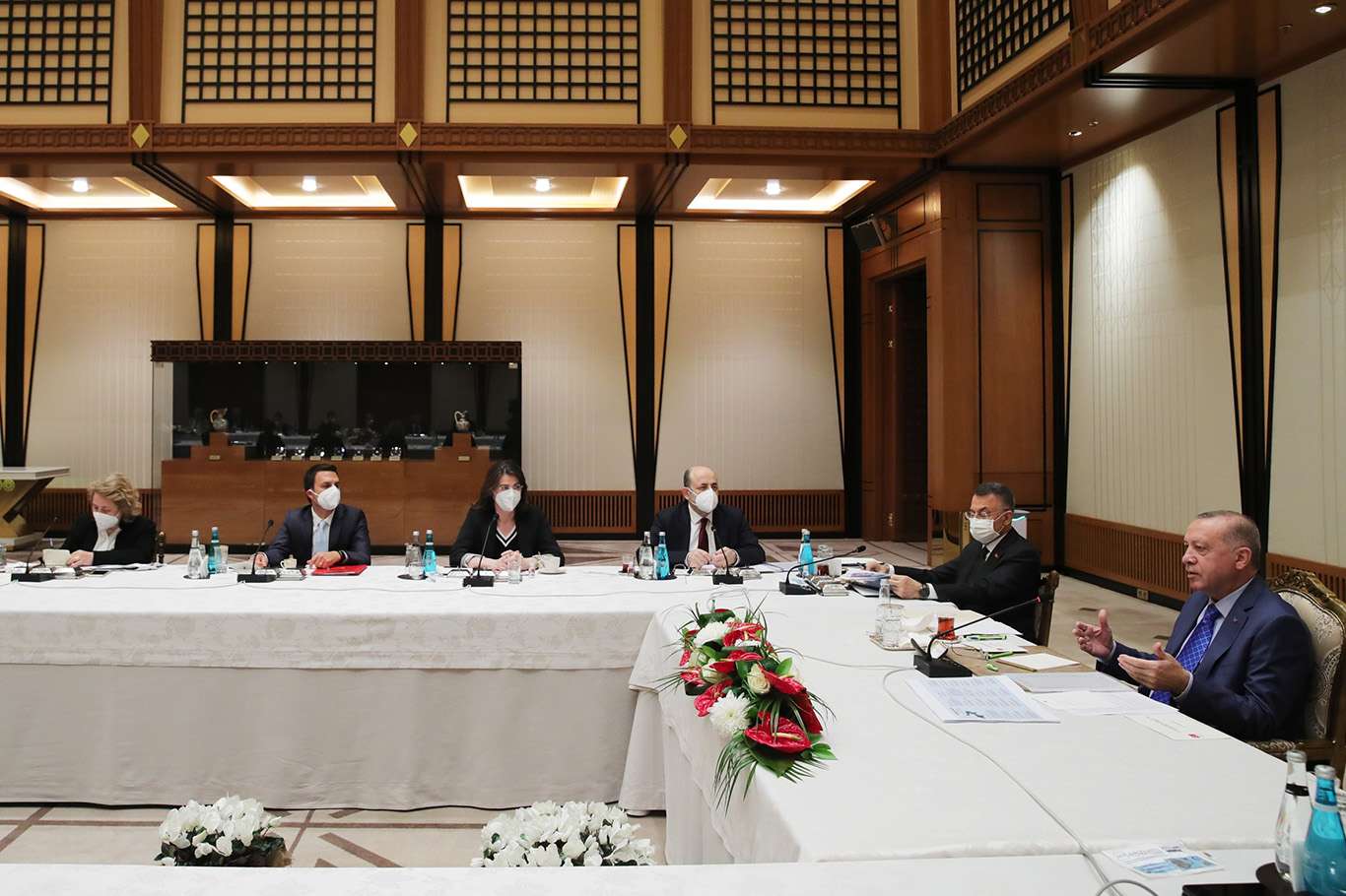 Cumhurbaşkanı Erdoğan'dan akademisyenlerle "müsilaj" toplantısı